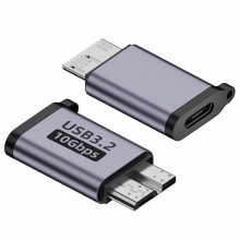 Adaptador USB C Hembra a Micro B Macho，AD187