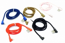 Cable USB a iPhone 5/6/7/X Acodado CAB074