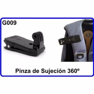 FGNS.Pinza de Sujecin Giratoria 360 para GoPro G009